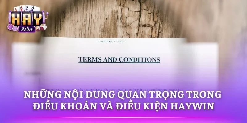 Điều Khoản Và Điều Kiện HAYWIN minh bạch 
