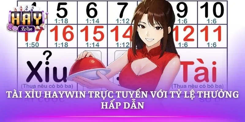 Tài Xỉu Haywin Trực Tuyến Với Tỷ Lệ Thưởng Hấp Dẫn